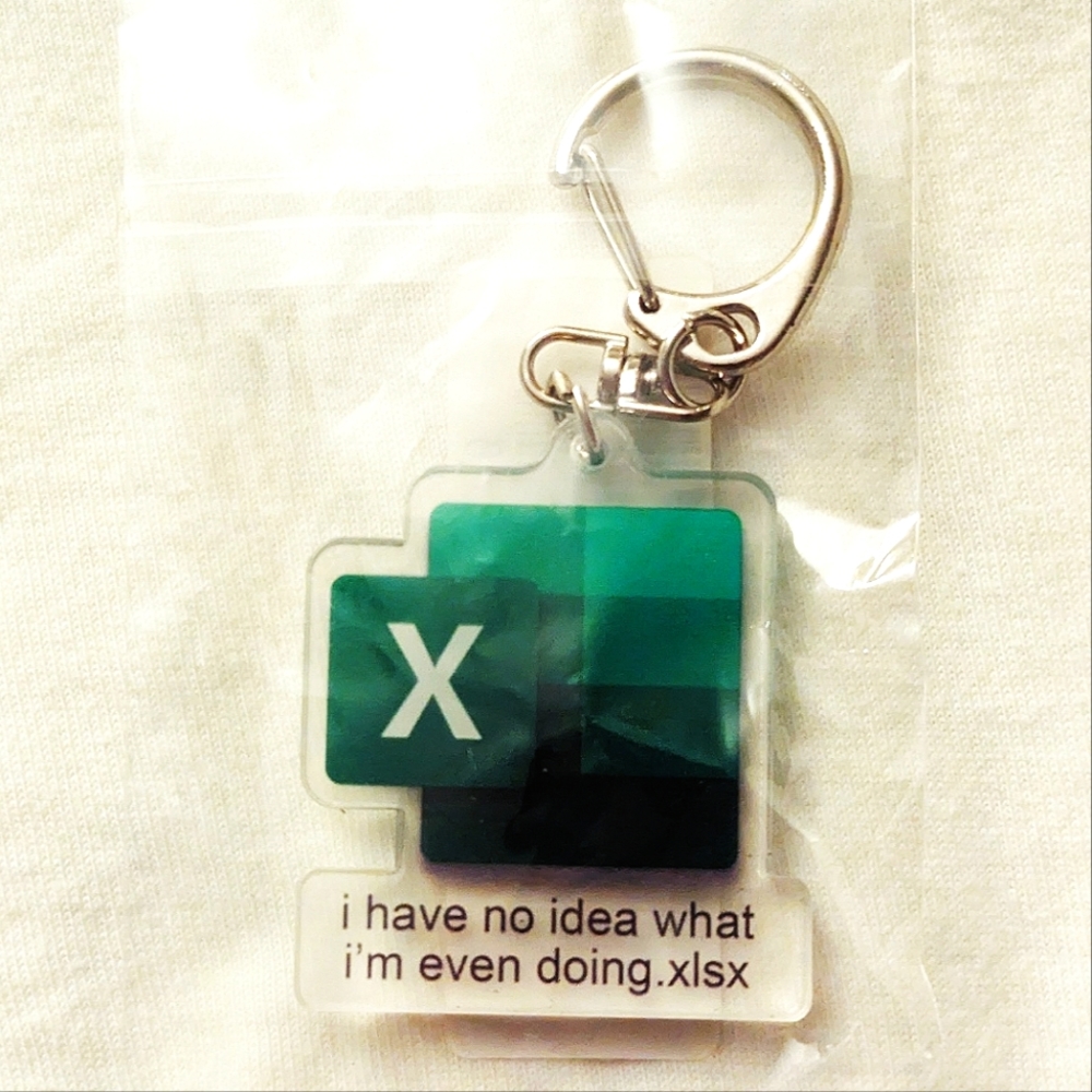 Excel funny keychain